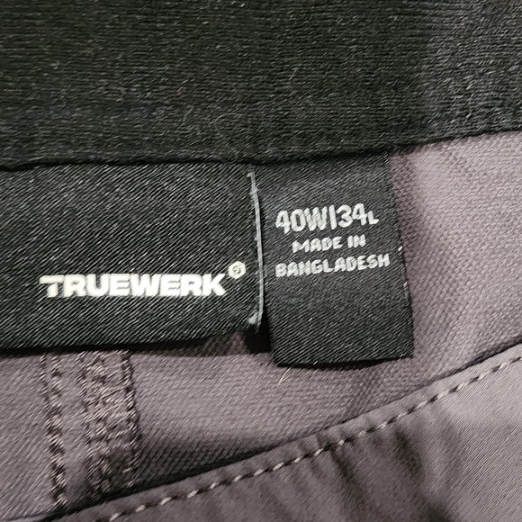 Truewerk Men's Gray Pants - Picture 3 of 4